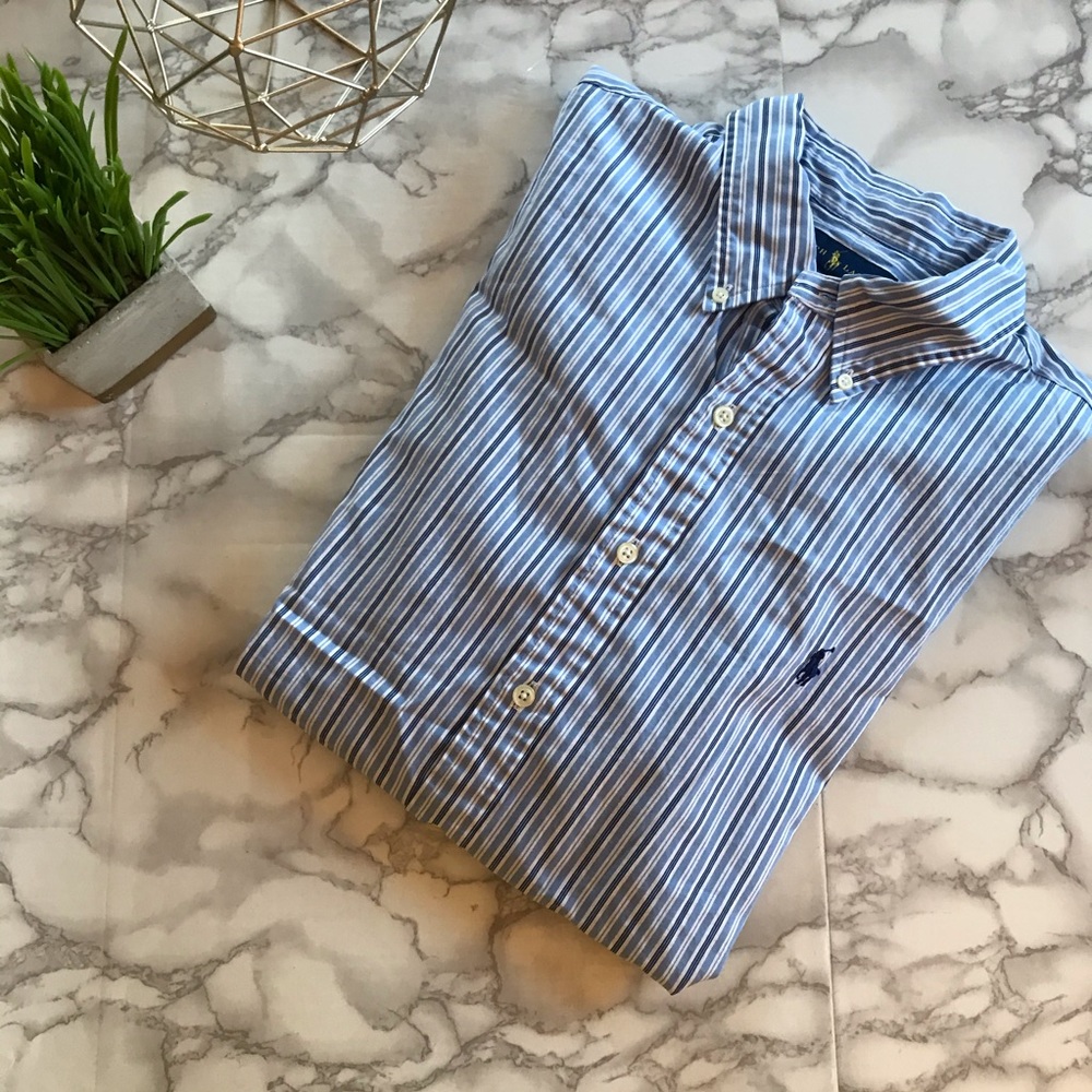 Ralph Lauren Slim Fit Long Sleeve Button Up
